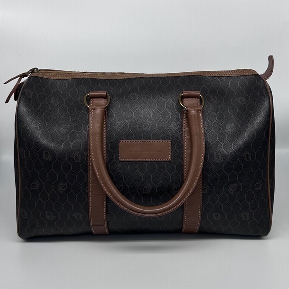 Vintage Christian Dior Honeycomb Boston Bag - Picture 1 of 11